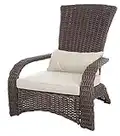 Patio Silla de Adirondack Sentido Coconino Mimbre – , Moca