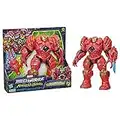 Marvel Avengers Mech Strike Monster Hunters Hunter Suit Iron Man Toy, 8-Inch-Scale Deluxe Action Figure, Toys for Kids Ages 4 and Up, Multicolor (F5073)