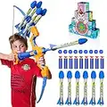 ONLYFUN Ensemble de Jouets Arc et flèche, flèches 3 en 1 pour Enfants, Ensemble de Jouets de tir à l'arc pour Enfants,