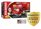 Diamond Multimedia VC500 One Touch VHS to Digital File, DVD Converter with Easy to use Software, Convert, Edit and Save For Win7,8,10,11