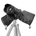 JZK® Copertura parapioggia per fotocamera digitale reflex + lente totale fino a 32 cm lunghezza, cover antipioggia protettore pioggia per Canon, Nikon, Sony, Olympus, Panasonic, Pentax, Samsung, ecc