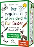 Der nagelneue Wissenstest für Kinder – Was weißt du über die Welt?: Das Kartenspiel mit 100 Fragen. Ab 8 Jahren. Das perfekte Geschenk für Schulanfang, Geburtstag, Weihnachten oder Ostern