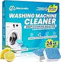 Maravello Washing Machine Cleaner, Highly Efficient Septic Safe Deodorizer, Active Oxygen Formula Washer Cleaner Tablets For HE Front Loader And Top Load