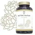 Powerful Colon Cleanse Liver Detox Natural Supplements. Bloating Relief. Boosted with Milk Thistle, Artichoke Extract, Vitamin B, Selenium and Burdock. 90 Capsules. Vegan. CE. N2 Natural Nutrition