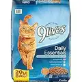 9Lives Daily Essentials Dry Cat Food, 20 Pound Bag