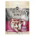 Zeus BetterBones, ossa da masticare per cani, con carne d'anatra e mirtillo rosso, 7,5 cm