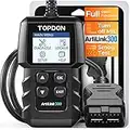 TOPDON OBD2 Lector de código de escaner TT AL300, Herramienta de escaneo OBDII con Funciones Completas OBD2 para Apagar la luz del Motor, Ayuda a Prueba de Humo, con Modo 6