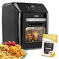 MaxxHome Friteuse sans Huile XXL - Airfryer - Friteuse à air chaud - Mini Four Multifonction - 1600 W + Livre de cuisine et accessoires