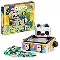 LEGO 41959 Dots Le Vide-Poche Panda, Jouet avec Boîte de Rangement et Décoration pour Chambre ou Bureau d'enfants de 6 Ans et Plus, Cadeau Personnalisé