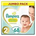 Pampers Premium Protection Diapers New Baby, Gr. 2 mini (4-8 kg), jumbo pack, 1 pack (1 x 68 pieces)