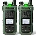 BAOFENG G11S GMRS Radio, NOAA Weather Radio Walkie Talkie Rechargeable, Long Range Two Way Radio with Earpiece, DIY GMRS Repeater Channels, Rechargeable GMRS Handheld Radio, 1 Pair