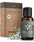 Heldengrün® BIO Eukalyptusöl [100% NATURREIN] - Echter Bio-Eukalyptus - Extra Frisch - Ätherische Öle Erkältung - Eukalyptusöl Bio aus Griechenland - Eukalyptus Öl für Diffuser - Eucalyptus Oil 30 ml