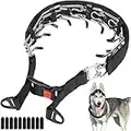 PUPPBUDD Collar de Puntas para Perros, Collar de Entrenamiento para Perros Ajustable con Hebilla para Perros pequeños, medianos y Grandes