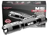 PowerTac M5 GEN3 - The Crescent Wrench of Tactical LED Rechargeable Flashlights. Intense 2030 Lumens, 330M Throw with Ample Fill for Closer Distances, Enhanced Magnetic Charging