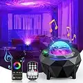 Star Projector, ZonQoonz Galaxy Projector with APP Remote Control, Bluetooth Music Speaker Aurora Projector, Night Light Projector for Kids Adults Gaming Room, Home Theater, Birthday, Party