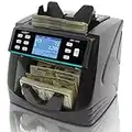 Kolibri KBR-1500 1-Pocket Business Grade Mixed Denomination Money Value Counting Machine Bill Counter UV/MG/MT/IR/SN/DV Counterfeit Detection Lifetime Tech Support 3-Year Warranty