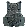 Astral, V-Eight Fisher Life Jacket PFD for Kayak Fishing, Recreation and Touring, Pebble Gray, L/XL