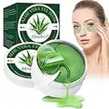 Under Eye Patches, Collagen Treatment Mask, Aloe Vera Masks, Anti Aging, For Brightens & Reducing Wrinkles, Dark Circles, Eye Bags and Puffiness - 30 Pairs