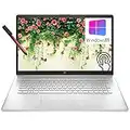 HP 2022 17 17.3" Touchscreen Laptop, Hexa-Core AMD Ryzen 5 5625U up to 4.2GHz(Beat i5-1145G7), 12GB DDR4 RAM, 1TB HDD, 802.11AC WiFi, Bluetooth 5.0, Webcam, Windows 11, BROAG 64GB Flash Stylus