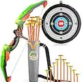 Bow and Arrow for Kids, Kids Archery Set with Light-up LED, Target & Quiver, Indoor & Outdoor Kids Archery Boys Toys Gifts for 3 4 5 6 7 8-12 Years Old Boys Girls