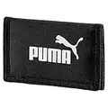 Puma Phase Wallet, Portafoglio Unisex Adulto, Poliestere, A prova di schiacciamento, Nero, Taglia Unica