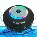 Waterproof Bluetooth Speaker with RGB Lights Waterproof/Water Resistent Wirless Shower Speaker, mp3 Player,Compatible with All Bluetooth Devices