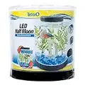 Tetra LED Half Moon aquarium Kit 1.1 Gallons, Ideal For Bettas, Black, 4.6 x 9.1 x 9.9 Inches (29049)