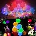 20 LED Light Up Balloons Mixed Colors Flashing Lasts 24 Hours Glow in the dark for Birthday Glow Party Favors Supplies Wedding Halloween Christmas Decorations