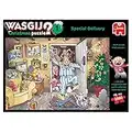 Jumbo, Wasgij, Retro Christmas 1 - Special Delivery, Unique Jigsaw Puzzles for Adults, 1,000 Piece