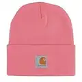Carhartt Boys' Kids' Knit Beanie Watch Hat, Pink Lemonade