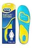 Scholl Semelles GelSoft Chaussures Femme Quotidien Pointure de 35,5 à 40,5 - 1 paire