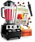 *NEU* NUTRI-BLENDER MAX Hochleistungsmixer 2000W Standmixer Smoothie Hochleistung Smoothie-Maker Profi Mixer Blender - 2L Tritan, BPA-FREI, 9 Stufen, Digital-Timer Inkl. Smoothie Rezeptbuch