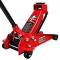 Jack Boss Floor Jack 3 Ton Capacity Fast Lift Service Jack Steel Heavy Duty Hydraulic Car Jack