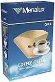 Menalux CFP4 - 100 Filtros de papel 1x4 para cafetera de goteo