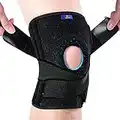 ABYON Adjustable Knee Braces for Knee Pain with Side Stabilizers for Man Women.Relieves Meniscus Tear,ACL, LCL, MCL,Arthritis.Non Slip Adjustable Knee Support for Joint Pain Relief,Injury Recovery