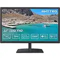 Antteq 22 inch Computer Monitor, 1080P Desktop Business Monitor, FHD 75Hz Monitor 16.7M Colors HDMI VGA Audio Out 5ms Free Flicker Blue Light Filter, LED Gaming Monitor for PC Home Office, Black