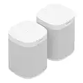 Sonos Two Room Set with All-New One - Smart Speaker with Alexa Voice Control Built-in. Compact Size with Incredible Sound for Any Room. (White)