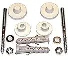 Home Centre 100mm Wall Mounted Basin Fixing Kit Screws Plug Washer Bathroom Sink Fitting