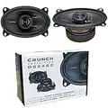 2 Altavoces Compatible con Crunch Definition DSX462 DSX 462 Coaxial de 2 vías 4" x 6" 10 x 15 cm 100 x 150 mm 70 vatios rms 140 vatios máx 4 ohmios Negro (Rejillas no Incluidas), por par