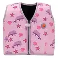 Swimbubs Children's Swim Jacket Swimming Float Vest For Kids Toddlers Buoyancy Aid (1-3 Years, Pink Dolphin)