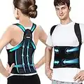 Back Brace and Posture Corrector for Women and Men, Breathable Back Straightener Posture Corrector, Adjustable Scoliosis Back Brace and Hunchback Correction, Spine Corrector, Large (Waist 41-49 Inch)