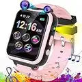 YEDASAH Montre Intelligente Enfant Fille - Montre Enfants 24 Jeux Musique MP3,Alarme, Podomètre, Calculatrice, Enfant Jouets éducatifs Smart Watches 3-12Ys