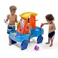 MELARQT Step2 Car Wash Splash Center | Kids Outdoor Water Table Toy