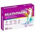 Multivitaminico completo donna. Integratori Stanchezza fisica e mentale contro l'affaticamento. Magnesio completo con Zinco, Ferro e Vitamine B,C,D,E,H Acido folico. Mantieni forza e vitalità, 60 cpr