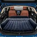 Matelas Gonflable Voiture SUV Pliant avec Pompe à air électrique, Lit Gonflable de Voiture pour Repos de Sommeil etLe Mouvement Intime, Lit de Voiture Convertible en Canapé Gonflable (Noir)