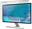 NUSIGN 24 inch Easy Hang Blue Light Blocking Screen Protector Panel For 23, 23.6, 23.8, 24 inch Diagonal Desktop Computer LED PC Monitor- Anti-UV Eye Protection - Widescreen Monitor Frame Hanging Type (W 21.26" X H 13.4")