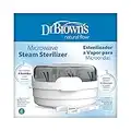 Dr. Brown's Microwave Steam Sterilizer for Baby Bottles, Nipples, Bottle Parts, Pacifiers, Teethers and Breast Pump Parts