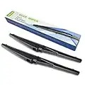 Rear Wiper Blade,ASLAM 11A Rear Windshield Wiper Blades Type-E for Original Equipment Replacement,Exact Fit(Pack of 2)