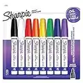 SHARPIE Oil-Based Paint Markers, Medium Point, Assorted Colors, 8 Count - Great for Rock Painting