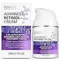 Crema de Retinol, Facial Suero Humectante antiedad con Vitamina C para Suavizar Arrugas, Líneas Finas de Rostro, Piel y Cuello - 50 ml